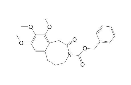 3-Benzazocine-3(2H)-carboxylic acid, 1,4,5,6-tetrahydro-8,9,10-trimethoxy-2-oxo-, phenylmethyl ester