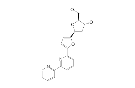 1-BETA-[5-(2,2'-BIPYRIDIN-6-YL)-FURAN-2-YL]-1,2-DIDEOXY-D-RIBOFURANOSIDE