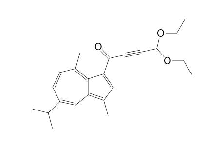 1-[3,8-Dimethyl-5-(propan-2-yl)azulen-1-yl]-4,4-diethoxybut-2-yn-1-one