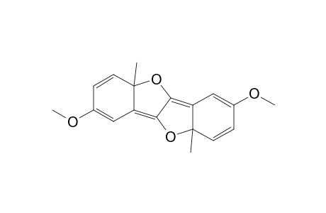 Benzofuro[3,2-b]benzofuran, 5a,10a-dihydro-3,8-dimethoxy-5a,10a-dimethyl-