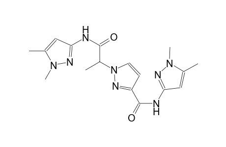 1H-pyrazole-1-acetamide, N-(1,5-dimethyl-1H-pyrazol-3-yl)-3-[[(1,5-dimethyl-1H-pyrazol-3-yl)amino]carbonyl]-alpha-methyl-