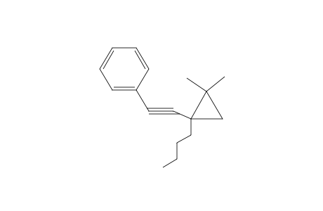 Cyclopropane, 1-butyl-2,2-dimethyl-1-phenylethynyl-