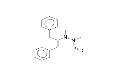 1,2-DIMETHYL-3-BENZYL-4-PHENYLPYRAZOL-5-ONE