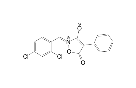 2-[(2',4'-Dichlorophenyl)methylene]-4-phenyl-3-hydroxy-5-oxo-isoxazolium - hydroxide