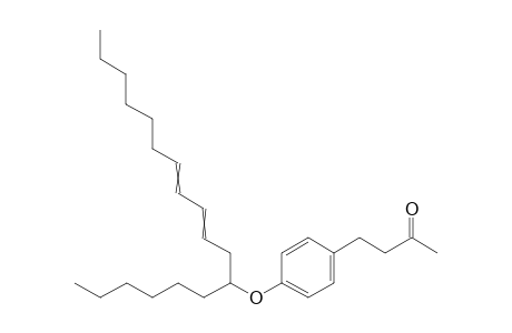 4-(4-((octadeca-9,11-dien-7-yl)oxy)phenyl)butan-2-one