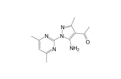 1-[5'-Amino-1'-(4'',6''-dimethylpyrimidin-2''-yl)-3'-methylpyrazol-4'-yl]-ethanone