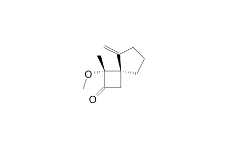 exo-3-Methoxy-3-methyl-5-methylenespiro[3,.4]octan-2-one