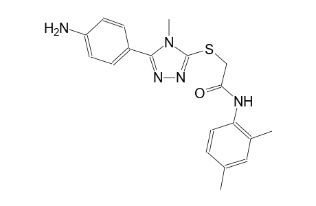 acetamide, 2-[[5-(4-aminophenyl)-4-methyl-4H-1,2,4-triazol-3-yl]thio]-N-(2,4-dimethylphenyl)-