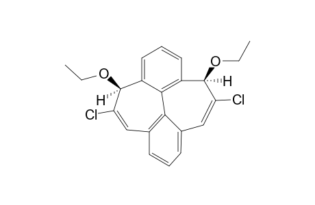 (4S,12R)-5,11-Dichloro-4,12-diethoxy-4,12-dihydro-dibenzo[ef,kl]heptalene