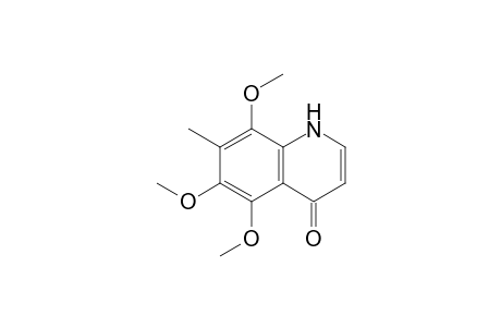 5,6,8-Trimethoxy-7-methyl-4(1H)-quinolinone