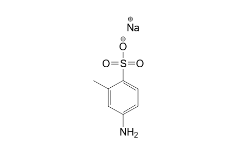 Benzenesulfonic acid, 4-amino-2-methyl-, monosodium salt