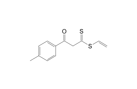 Vinyl 3-(4-Methylphenyl)-3-oxopropanedithioate