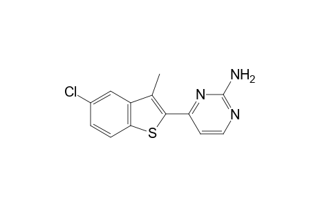 2-amino-4-(5-chloro-3-methylbenzo[b]thien-2-yl)pyrimidine