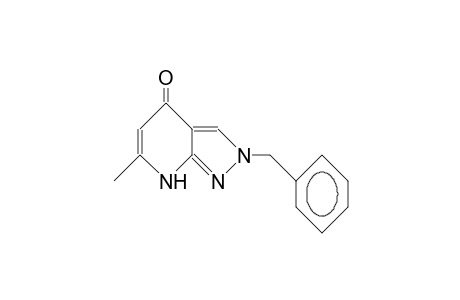 2-Benzyl-6-methyl-4-oxo-pyrazolo(3,4-B)pyridine