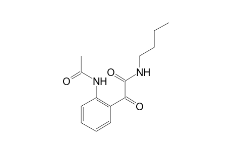 2-(o-ACETAMIDOPHENYL)-N-BUTYLGLYOXYLAMIDE