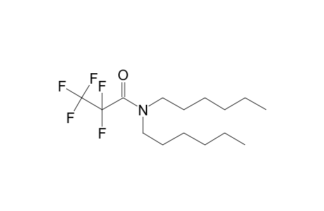 Pentafluoropropanamide, N,N-dihexyl-