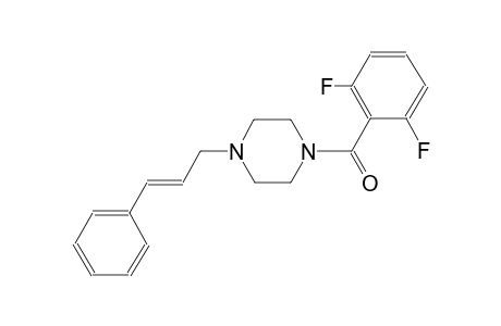 1-(2,6-difluorobenzoyl)-4-[(2E)-3-phenyl-2-propenyl]piperazine