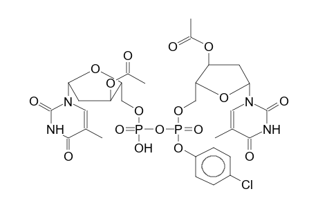 BIS(3'-O-ACETYLDEOXYTHYMIDIN-5'-YL)PARA-CHLOROPHENYLPYROPHOSPHATE