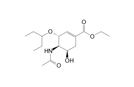 Ethyl (3R,4R,5R)-4-acetamido-3-(1-ethylpropoxy)-5-hydroxy-cyclohex-1-ene-1-carboxylate