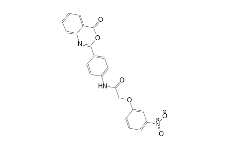 acetamide, 2-(3-nitrophenoxy)-N-[4-(4-oxo-4H-3,1-benzoxazin-2-yl)phenyl]-