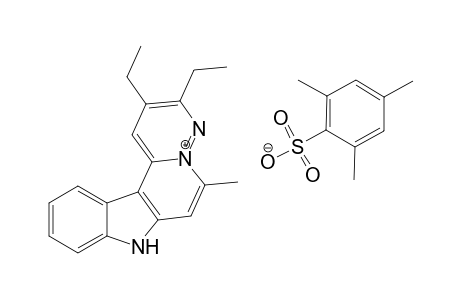2,3-Diethyl-6-methyl-8H-pyridazino[1',6':1,2]pyrido[4,3-b]indol-5-nium mesitylenesulfonate