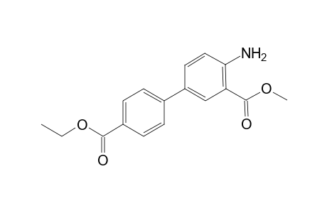 4'-ethyl 3-methyl 4-aminobiphenyl-3,4'-dicarboxylate