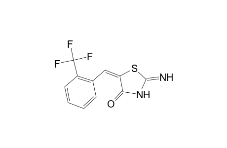 (5E)-2-Imino-5-[2-(trifluoromethyl)benzylidene]-1,3-thiazolidin-4-one