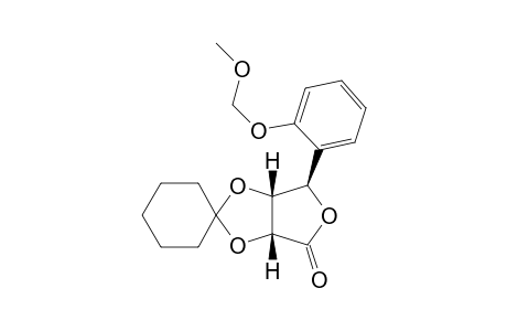 Spiro[cyclohexane-1,2'-furo[3,4-d][1,3]dioxol]-4'(3'aH)-one, dihydro-6'-[2-(methoxymethoxy)phenyl]-, [3'aR-(3'a.alpha.,6'.alpha.,6'a.alpha.)]-
