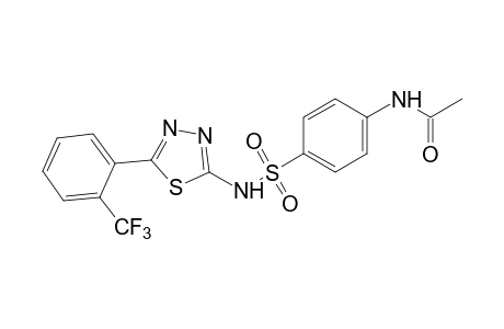 4'-{[5-(alpha,alpha,alpha-TRIFLUORO-o-TOLYL)-1,3,4-THIADIAZOL-2-YL]SULFAMOYL}ACETANILIDE