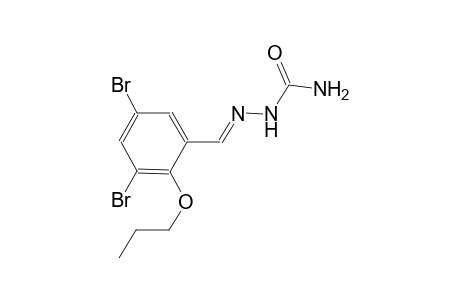 3,5-dibromo-2-propoxybenzaldehyde semicarbazone