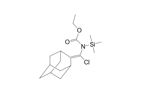 N-(2-adamantylidene-chloro-methyl)-N-trimethylsilyl-carbamic acid ethyl ester
