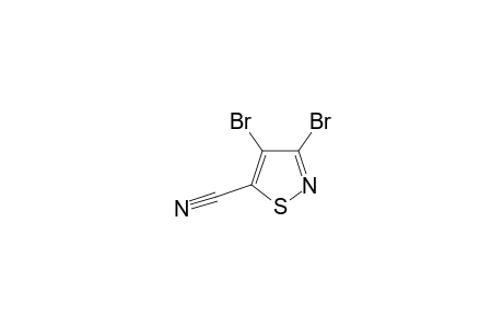 3,4-Dibromoisothiazole-5-carbonitrile