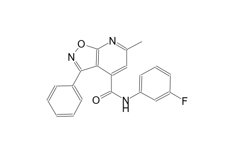 isoxazolo[5,4-b]pyridine-4-carboxamide, N-(3-fluorophenyl)-6-methyl-3-phenyl-