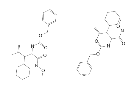 2-[(BENZYLOXYCARBONYL)-AMINO]-3-CYCLOHEXYL-N-METHOXY-4-METHYL-4-PENTENAMIDE
