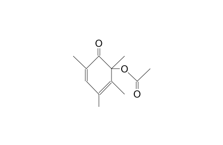 6-Acetoxy-2,4,5,6-tetramethyl-2,4-cyclohexadienone
