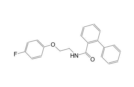 [1,1'-biphenyl]-2-carboxamide, N-[2-(4-fluorophenoxy)ethyl]-