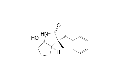 (3R,3aR,6aS)-3-benzyl-6a-hydroxy-3-methyl-3a,4,5,6-tetrahydro-1H-cyclopenta[b]pyrrol-2-one
