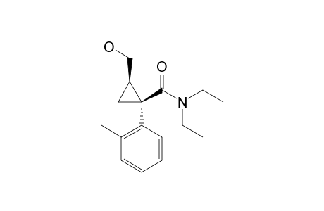 (1S,2R)-1-(2-METHYLPHENYL)-2-(HYDROXYMETHYL)-N,N-DIETHYLCYCLOPROPANECARBOXAMIDE