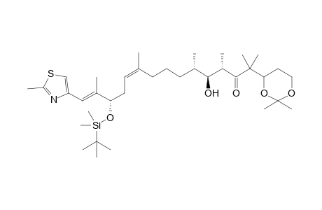 (4S,5S,6S,7S,10Z,13S,14E)-13-(tert-Butyldimethylsilyloxy)-2-[(4R)-2,2-dimethyl-1,3-thiazol-4-yl]-5-hydroxy-2,4,6,10,14-pentamethyl-15-(1,3-thiazol-4-yl)-10,14-pentadecadien-3-one
