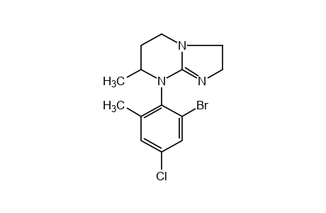 8-(6-bromo-4-chloro-o-tolyl)-2,3,5,6,7,8-hexahydro-7-methylimidazo[1,2-a]pyrimidine