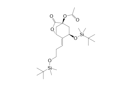 [(E)-(1R,3R,5R)-1-Acetoxy-3-[(tert-butyldimethylsilyl)oxy]-6-oxa-4-[3?-((tert-butyldimethylsilyl)oxy)propylidene]-bicyclo[3.2.1]octan-7-one