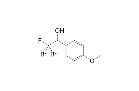 2,2-Dibromo-2-fluoro-1-(4-methoxyphenyl)ethanol