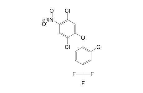 Benzene, 1,4-dichloro-2-[2-chloro-4-(trifluoromethyl)phenoxy]-5-nitro-