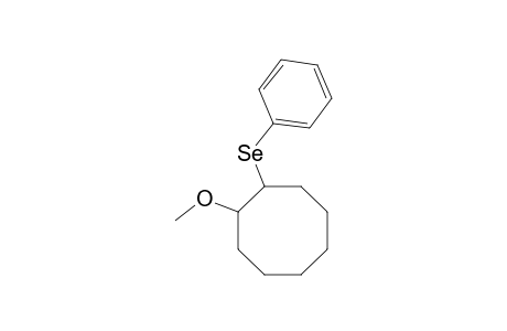 Cyclooctane, 1-methoxy-2-(phenylseleno)-, trans-