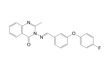 3-({(E)-[3-(4-Fluorophenoxy)phenyl]methylidene}amino)-2-methylquinazolin-4(3H)-one