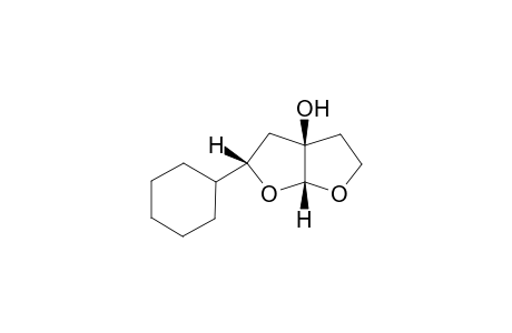 (2S*,3aS*,6aS*)-2-cyclohexy-perhydrofuran[2,3-b]furan-3a-ol