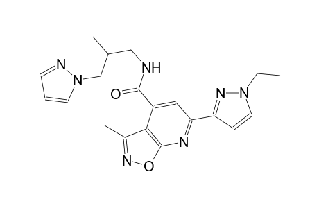 isoxazolo[5,4-b]pyridine-4-carboxamide, 6-(1-ethyl-1H-pyrazol-3-yl)-3-methyl-N-[2-methyl-3-(1H-pyrazol-1-yl)propyl]-