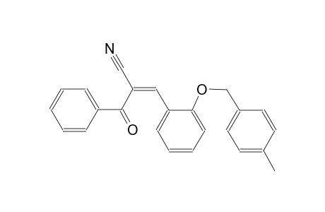 benzenepropanenitrile, alpha-[[2-[(4-methylphenyl)methoxy]phenyl]methylene]-beta-oxo-