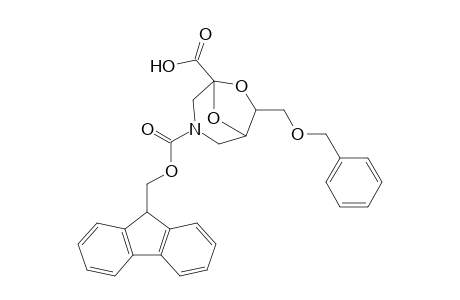 3-[(Fluoren-9'-yl)methoxycarbonyl]-7-(exo)-(benzyloxymethyl)-6,8-dioxa-3-azabicyclo[3.2.1]octane-5-carboxylic Acid