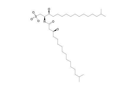 SULFOBACIN-A;(2R,3R)-3-HYDROXY-2-[(R)-3-HYDROXY-15-METHYLHEXADECANAMIDO]-15-METHYLHEXADECANE-SULFONIC-ACID